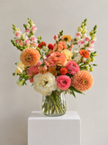 Peach Cobbler Vase Arrangment