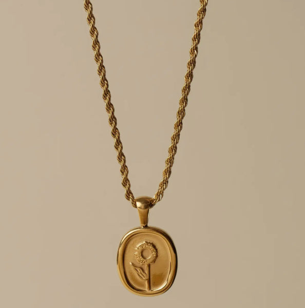Sunflower Necklace | Gold Plated & The Perfect Gift Add-On