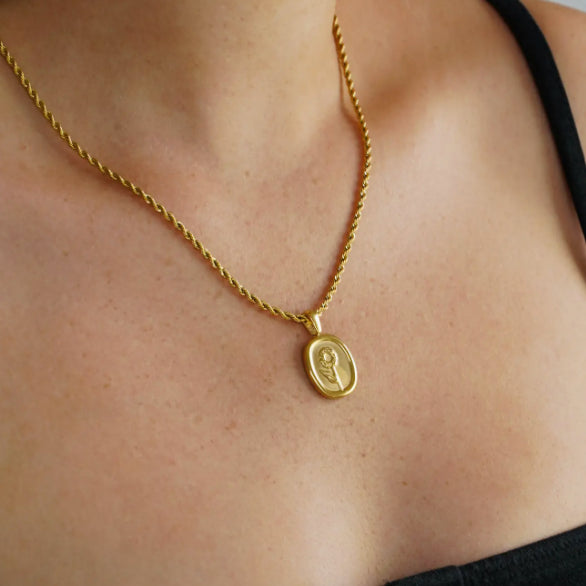 Sunflower Necklace | Gold Plated & The Perfect Gift Add-On